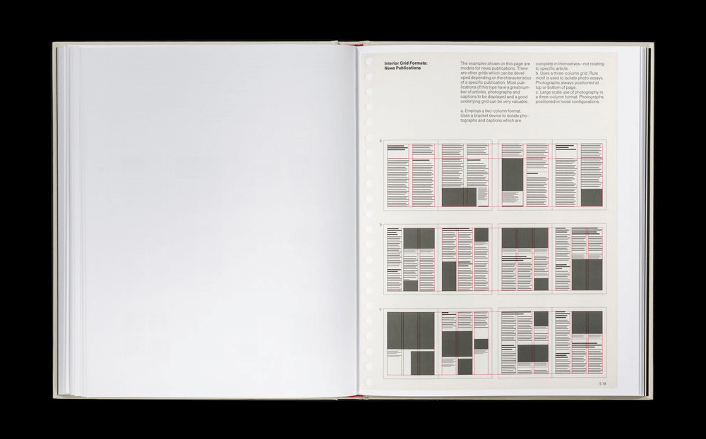 Layout guidelines in NASA&rsquo;s Graphics Standards Manual.